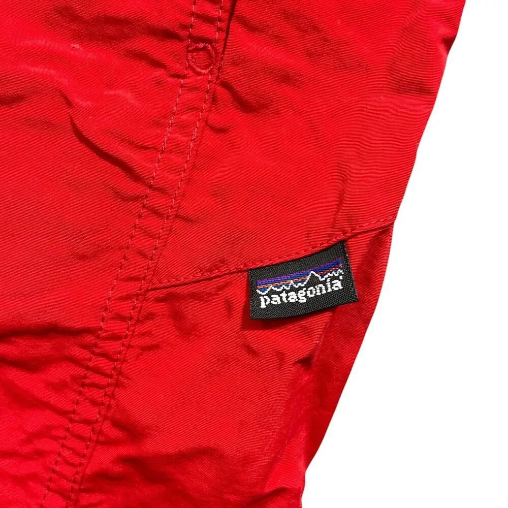 Patagonia‎ XL Men's Red Swim Shorts Pockets 100% Nylon Lined Polyester